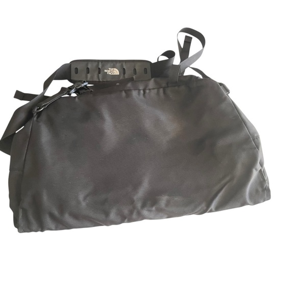 Vintage The North Face Messenger Shoulder Bag Satchel Reflective Stripe Black - Picture 6 of 11